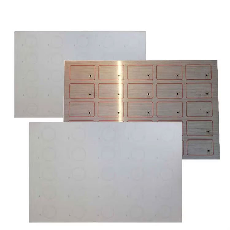 A4/A3 size 0.4mm 0.45mm pvc rfid card inlay sheet Semi-finished product laminating